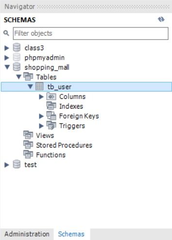 mysql 開發小型商城管理系統